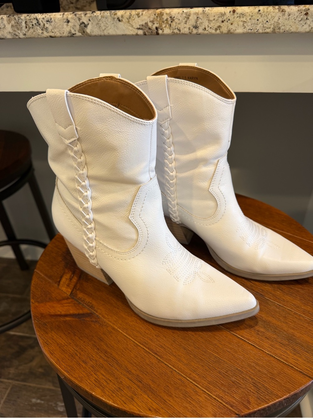 Dolce Vita White Karyn Bootie